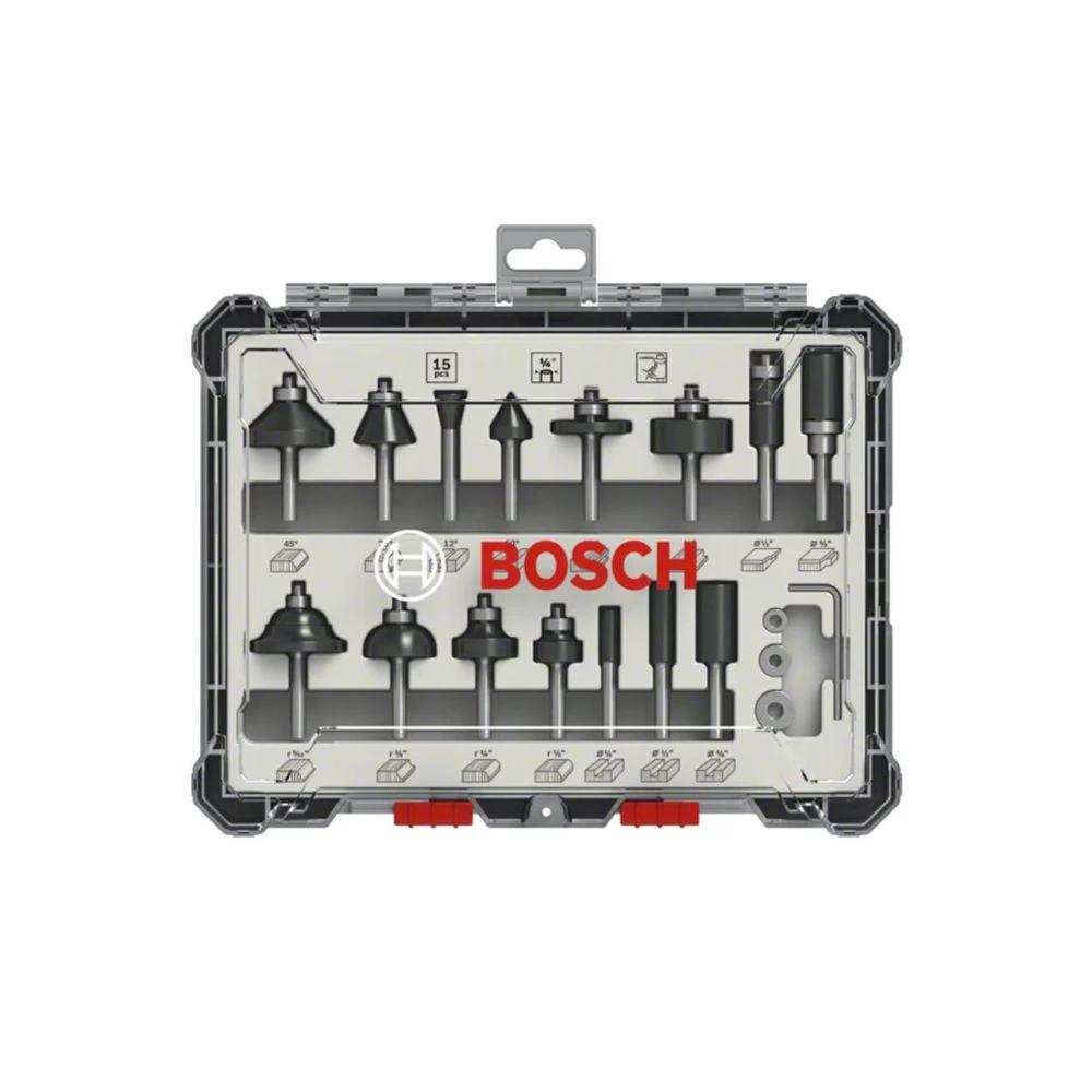 Brocas para Router Vástago 1/4" Bosch 2607017473