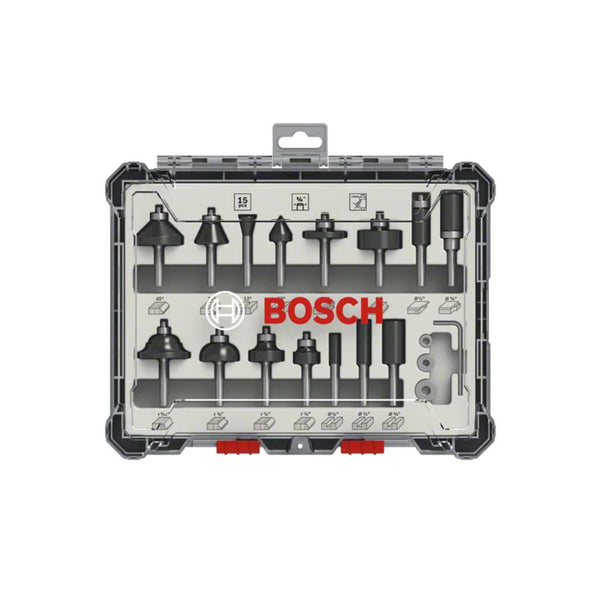 Brocas para Router Vástago 1/4" Bosch 2607017473