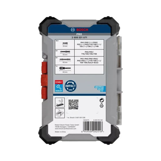 Kit Puntas de Impacto 31pzs Bosch 2608521U72
