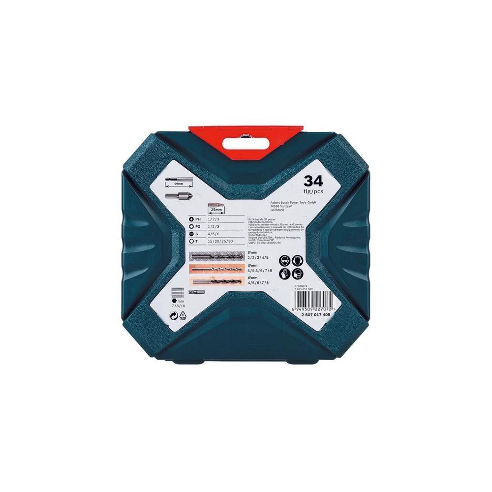 Puntas y Brocas X-Line 34pzs. Bosch 2610038613
