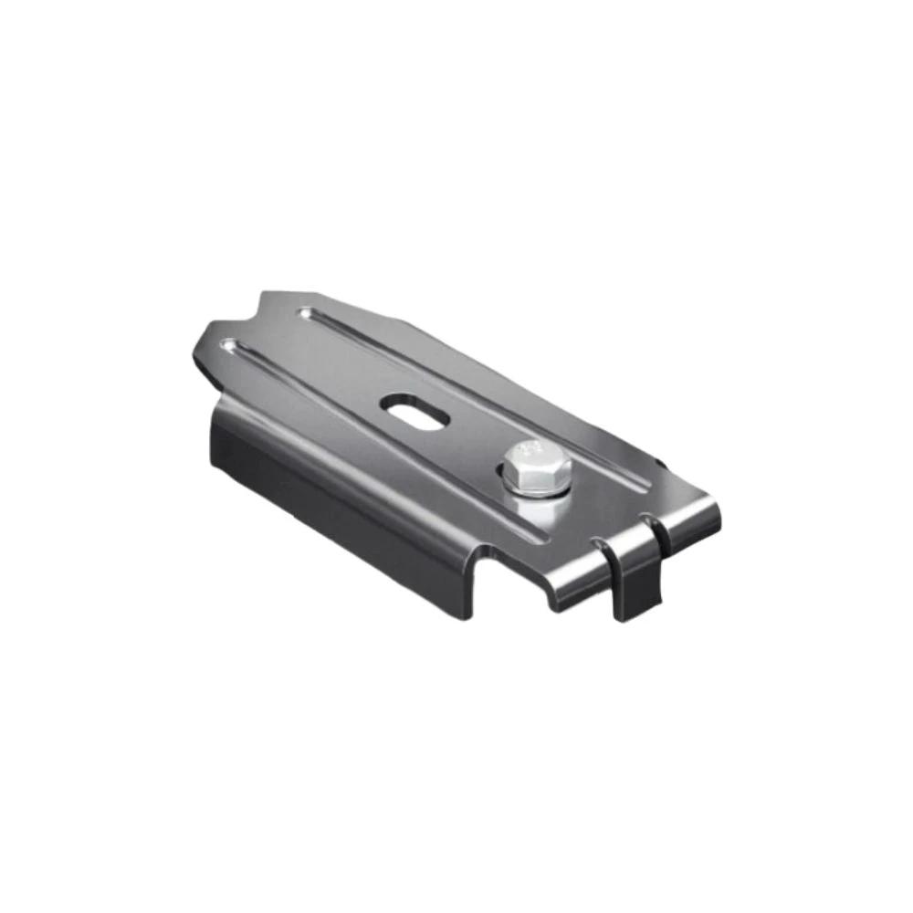 Pletina de fijación para suelo de metal galvanizado Rittal 2817000