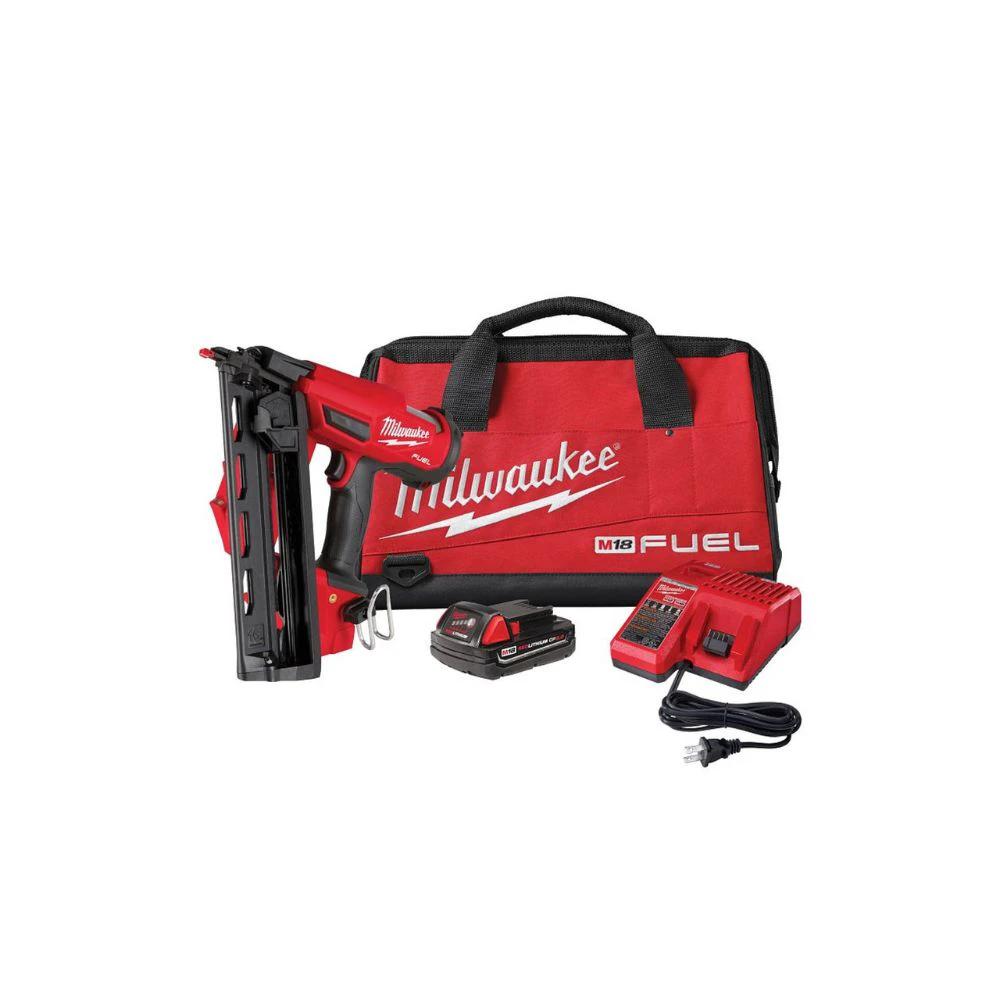 Clavadora de acabado en ángulo calibre 16 M18 FUEL Milwaukee 2841-21CT