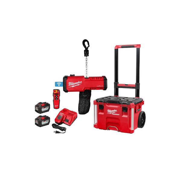 Polipasto de cadena compacto de 1 tonelada M18 con ONE-KEY Milwaukee 2983-22HD