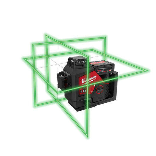 Láser verde de 3 planos en 360° M12 Milwaukee 3632-21