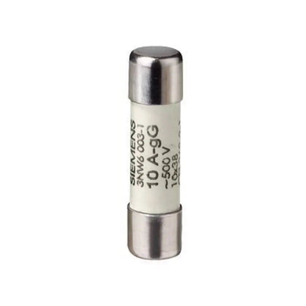 Fusible cartucho Siemens 3NW6011-1 10x38mm 1A gG AC 500V