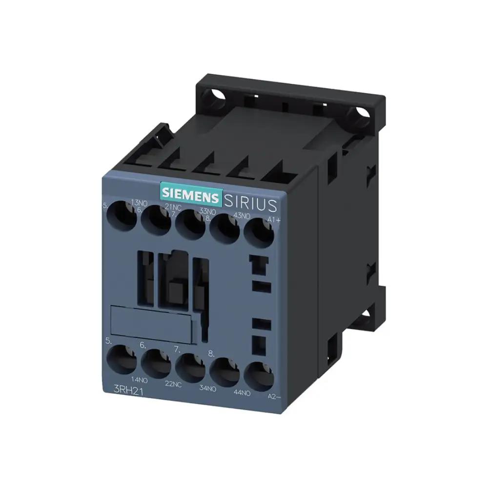 Contactor Relé Auxiliar de Acoplamiento 3NO y 1NC 24 V DC S00 con diodo Siemens 3RH2131-1JB40
