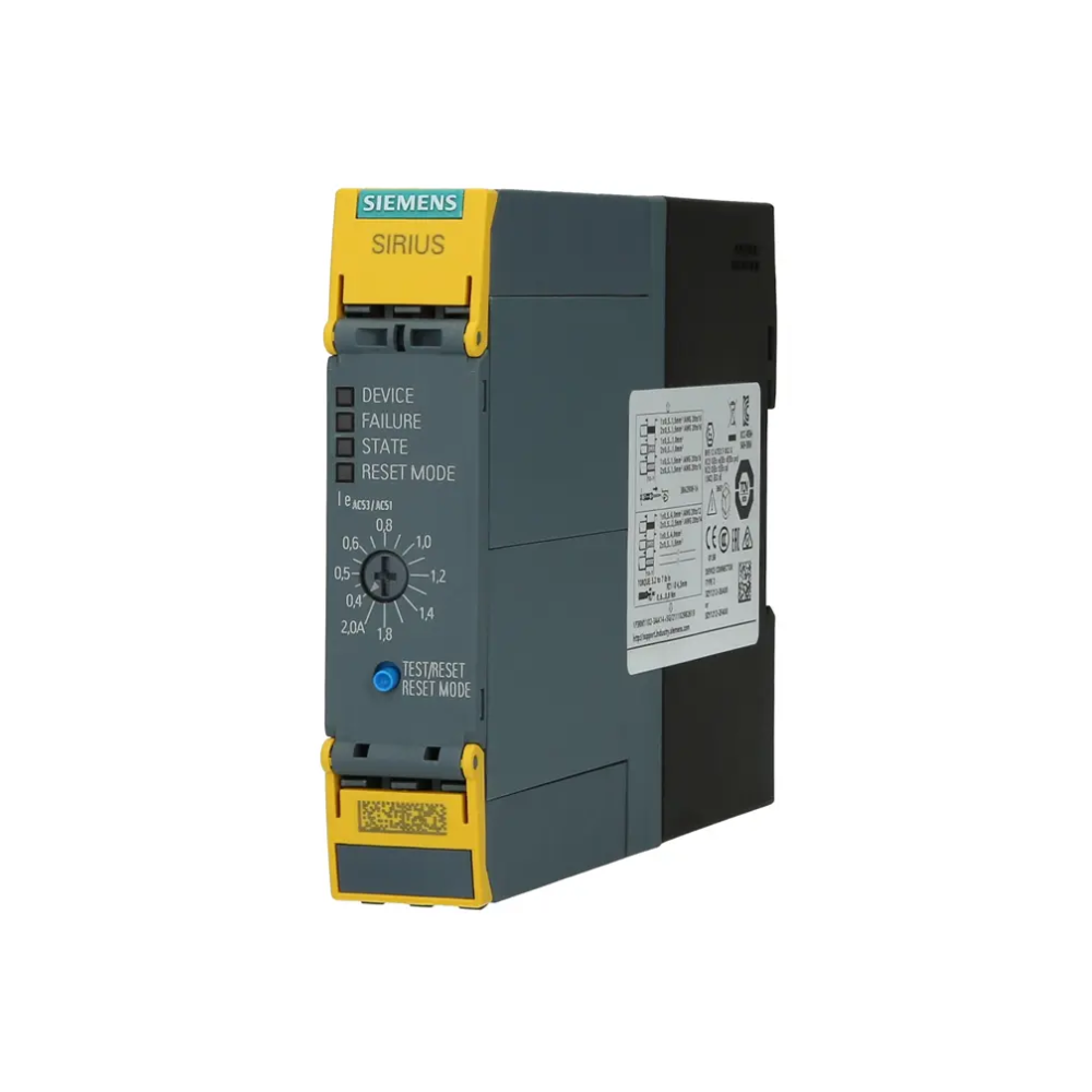 Siemens Relé de protección 3RM1302-3AA04 gris/amarillo