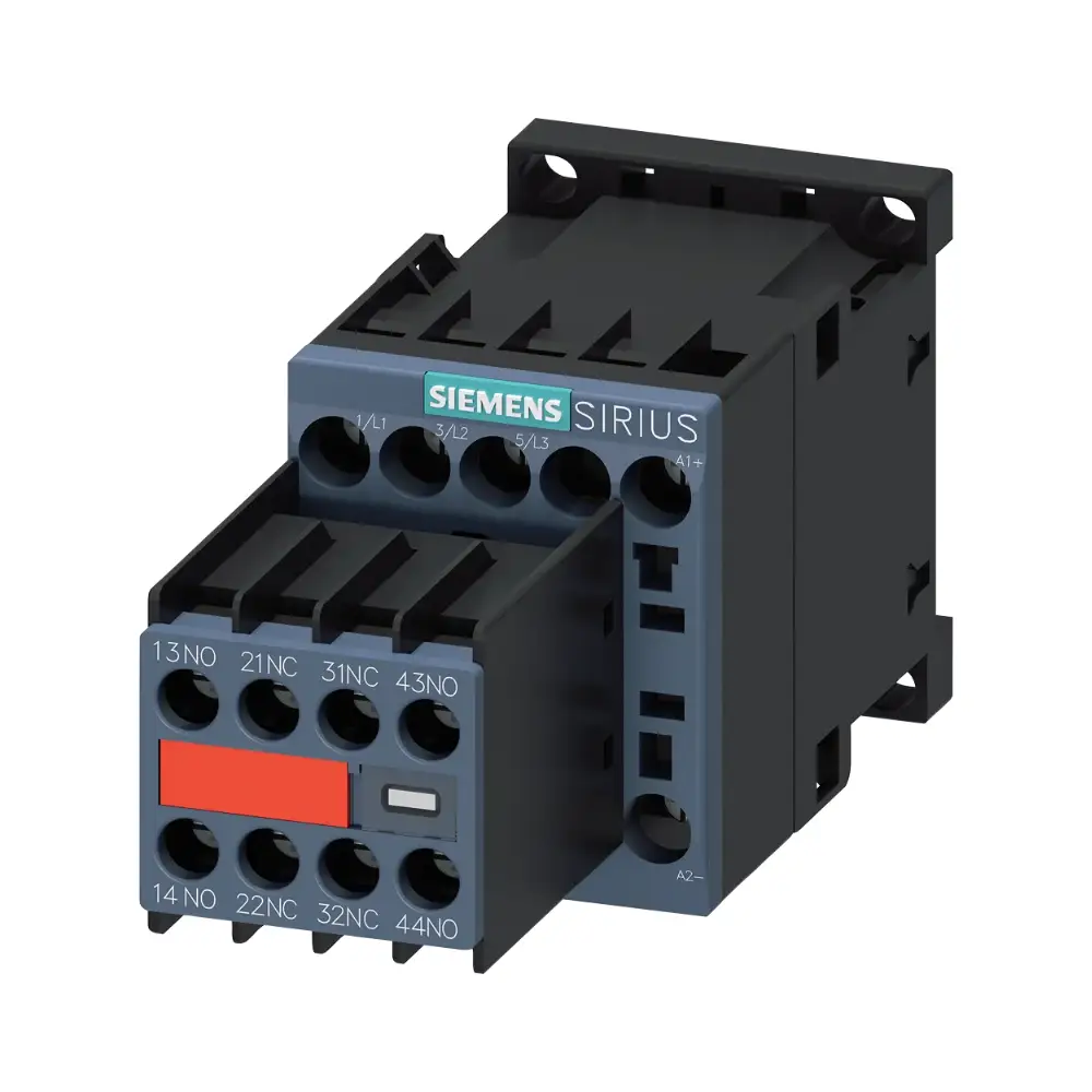 Contactor de Potencia Siemens modelo 3RT2016-1BB44-3MA0