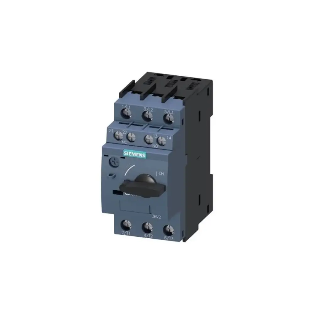 Arrancador suave Siemens 3RV2011-0AA15 para automatización industrial y control de motores en plantas