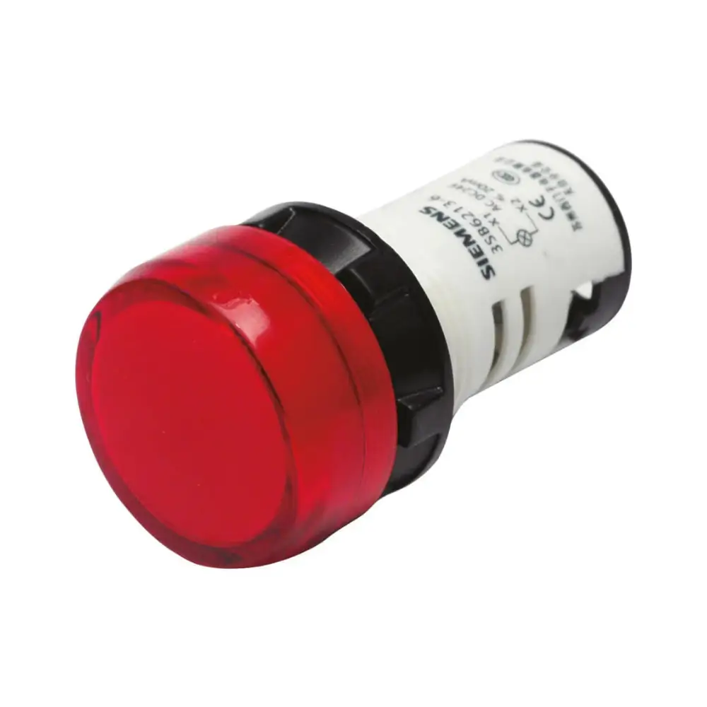 Siemens 3SB6216-6AA20-1AA0 SIRIUS Luz Piloto Compacto 22 Mm Panel De Montaje Rojo