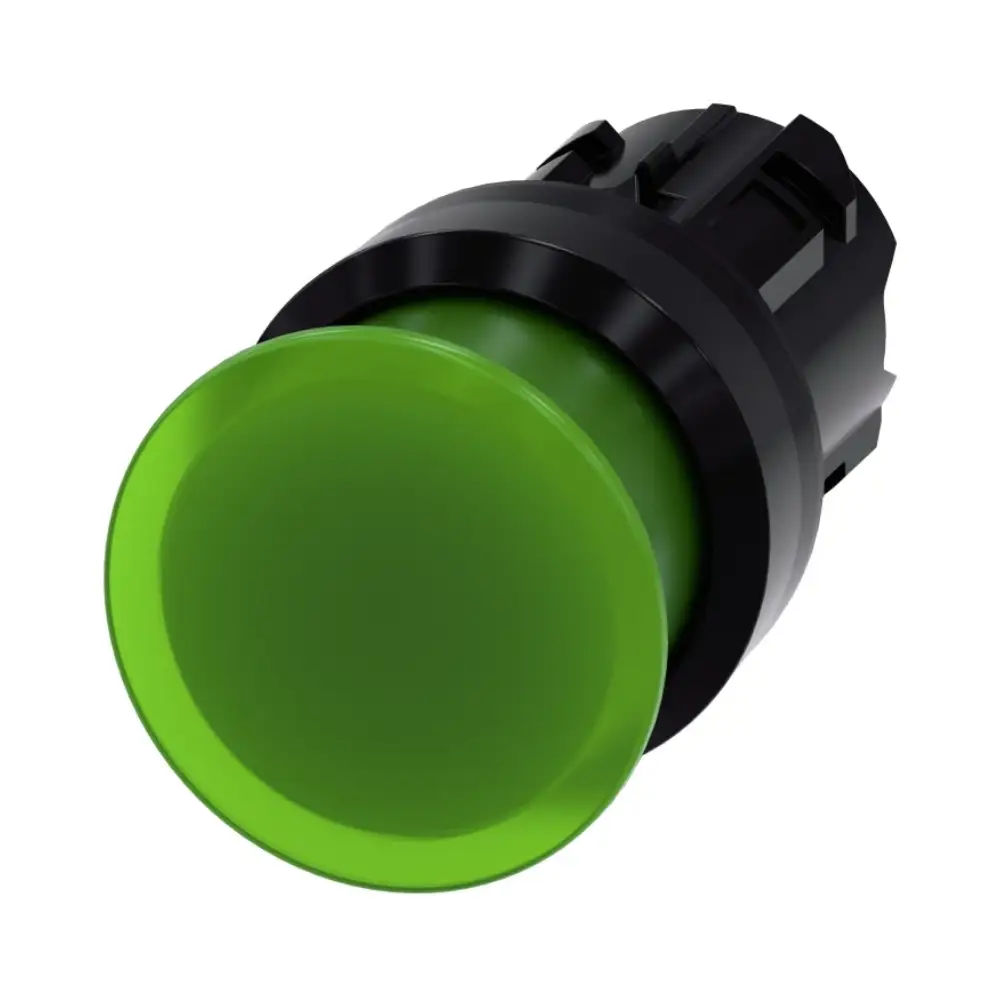 Siemens Pulsador luminoso 3SU1001-0BB40-0AA0 verde Ø22 mm