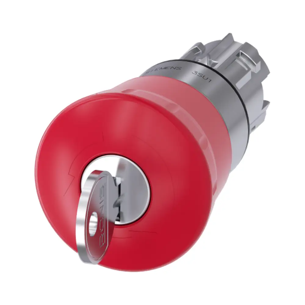 Relé de Sobrecarga Siemens 3SU1050-1HG20-0AA0 rojo para protección de motor industrial y panel eléctrico