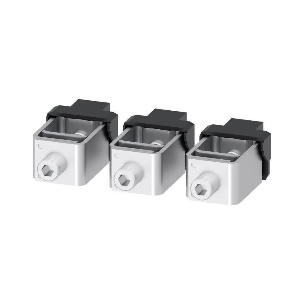 Conjunto de accesorios borne tipo marco Siemens 3VA9243-0JA12 3 unidades