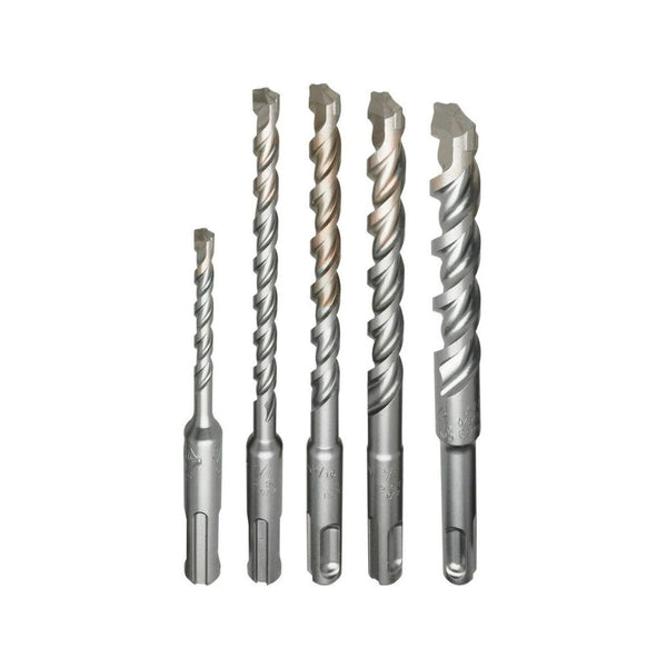 Kit Brocas SDS PLUS M/2 5 pzs (3/16”, 1/4”, 5/16”, 3/8”, 1/2”) Milwaukee 48-20-6290