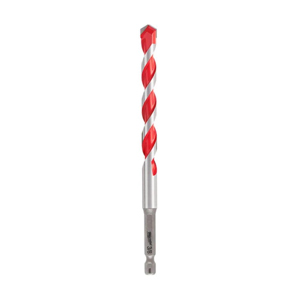 Broca de carburo para taladro percutor SHOCKWAVE™ de 3/8" x 4" x 6" Milwaukee 48-20-9021 - Milwaukee - Industrias GSL