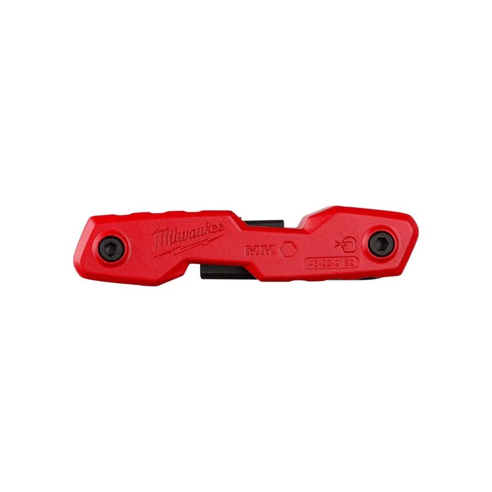 Juego de llaves hexagonales plegables de 8 llaves - Metricas Milwaukee 48-22-2182