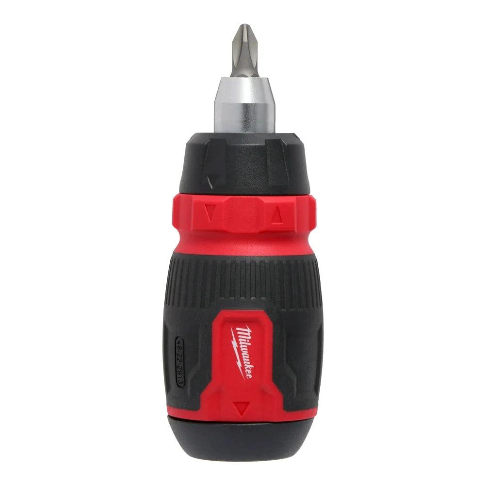 Destornillador multi puntas compacto de carraca 8 en 1 Milwaukee 48-22-2913