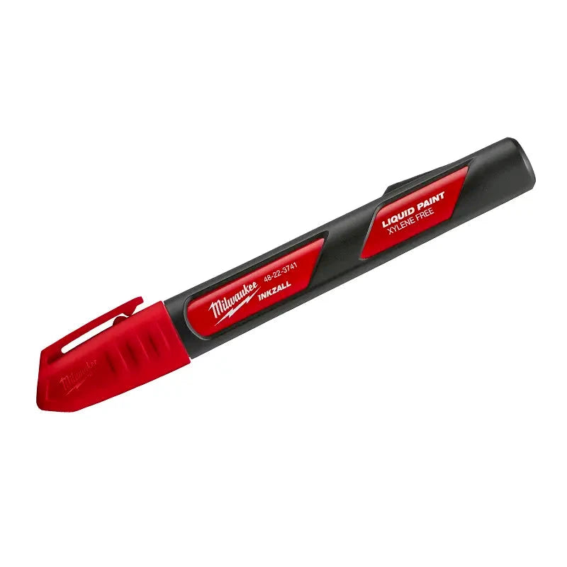 Marcador Punta Media Rojo INKZALL Milwaukee - 48-22-3741