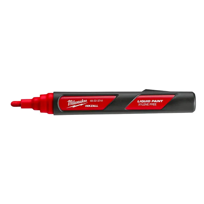 Marcador Punta Media Rojo INKZALL Milwaukee - 48-22-3741