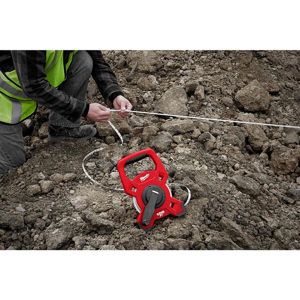 Cinta metrica con carrete abierto 30m/100" Milwaukee 48-22-5330