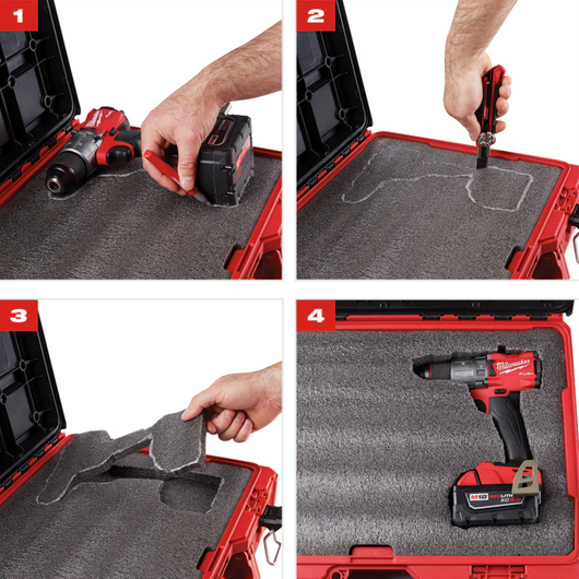 Insertos De Espuma Packout Milwaukee 48-22-8451