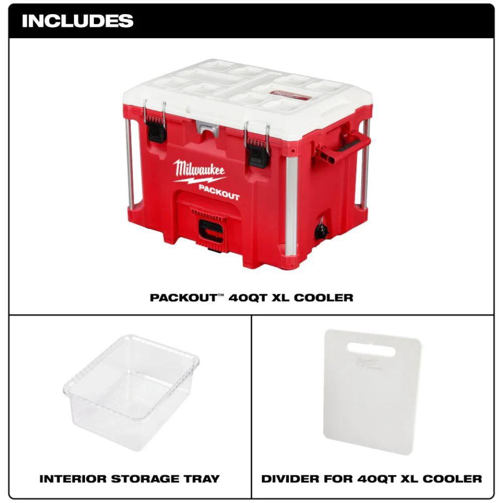 Hielera PACKOUT 40QT XL Milwaukee 48-22-8462