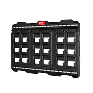 Placa de pared grande Milwaukee 48-22-8497 negro Packout para organización