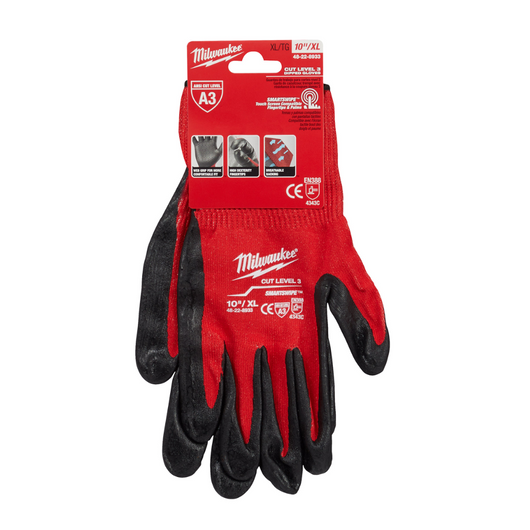 Guantes de nitrilo extragrandes de nvl 3 Milwaukee 48-22-8933