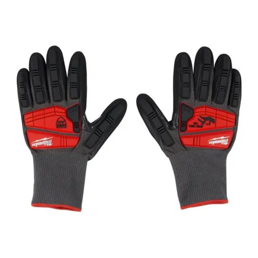 Guantes de trabajo nitrilo rojo nvl 5 medianos Milwaukee 48-22-8981