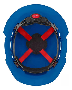 Casco De Ala Completa Clase-c Ventilado Milwaukee 48-73-1205 Color Azul