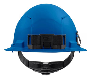 Casco De Ala Completa Clase-c Ventilado Milwaukee 48-73-1205 Color Azul