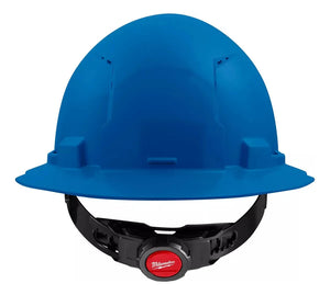 Casco De Ala Completa Clase-c Ventilado Milwaukee 48-73-1205 Color Azul
