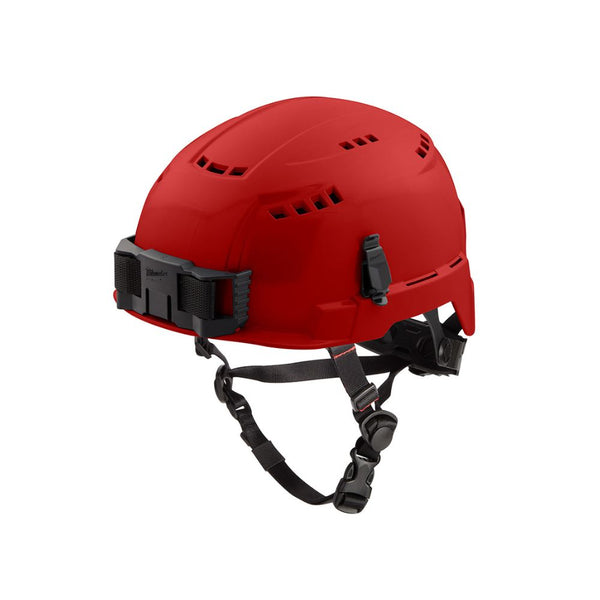 Casco de seguridad rojo con ventilacion BOLT tipo 2, clase C Milwaukee 48-73-1308