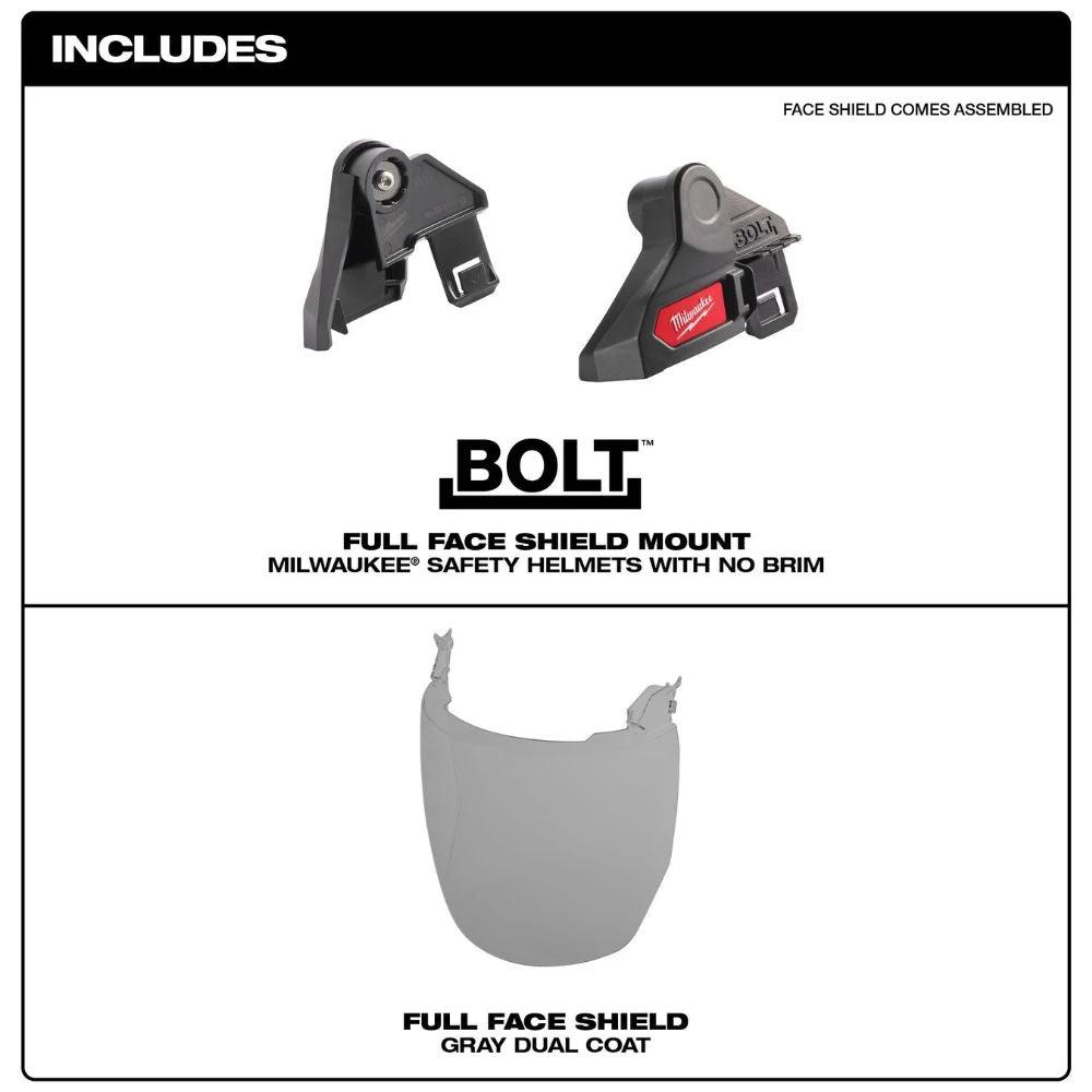 Escudo facial completo BOLT Milwaukee 48-73-1426
