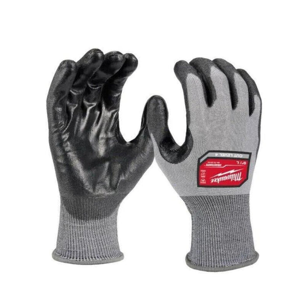 Guantes de poliuretano resistentes a cortes nvl 2 de alta destreza Talla S Milwaukee 48-73-8720
