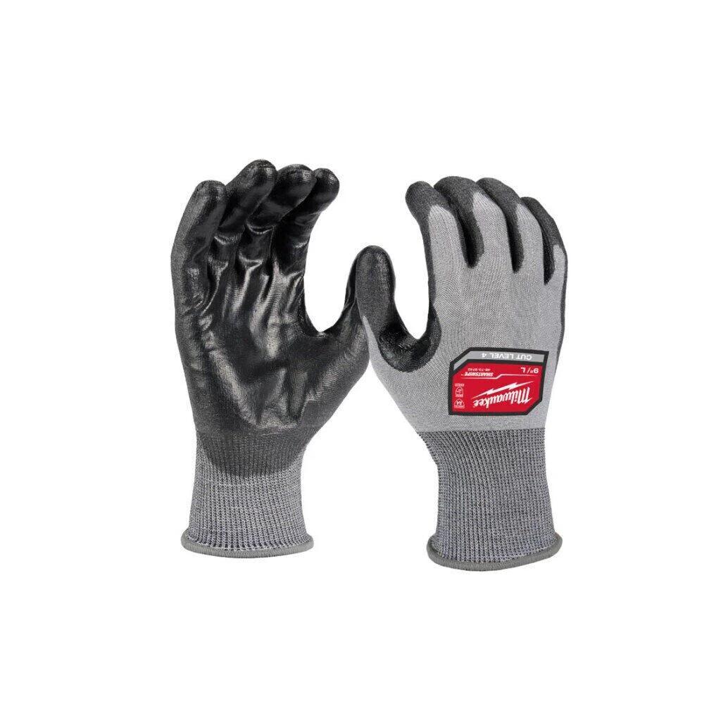 Guantes de poliuretano resistentes a cortes 2 de alta destreza extragrandes Milwaukee 48-73-8723 - Milwaukee - Industrias GSL