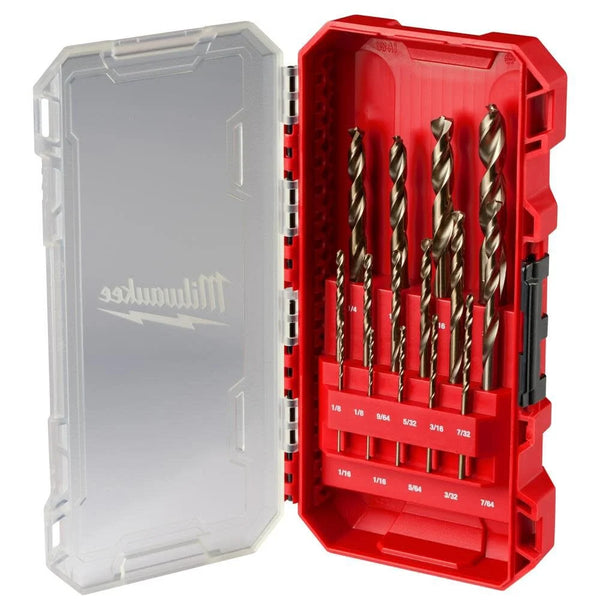 Brocas de cobalto RED HELIX™ 15 pzs Milwaukee 48-89-2370