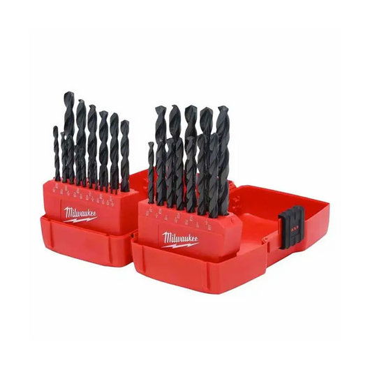 Juego de Brocas acabado de oxido negro THUNDERBOLT 29pzs Milwaukee 48-89-2802