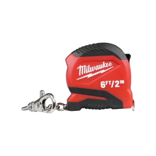 Flexómetro Tipo Llavero 2 m Milwaukee 48221706F
