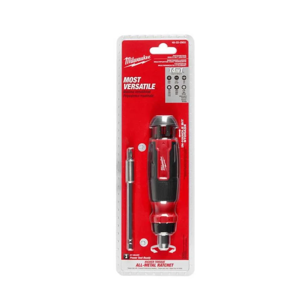 Destornillador de trinquete 14 en 1 Milwaukee 48-22-2903
