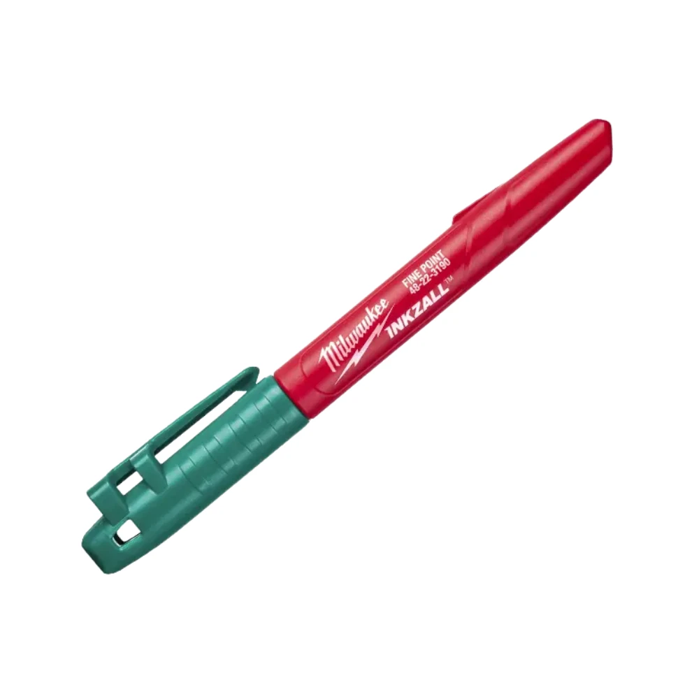 Marcador Punta Fina Verde INKZALL Milwaukee 48-22-3190