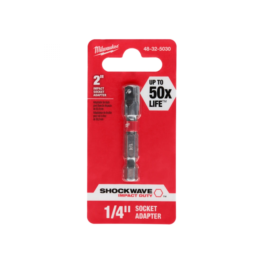 Adaptador Hexagonal 1/4x1/4 Pulg Milwaukee 48-32-5030
