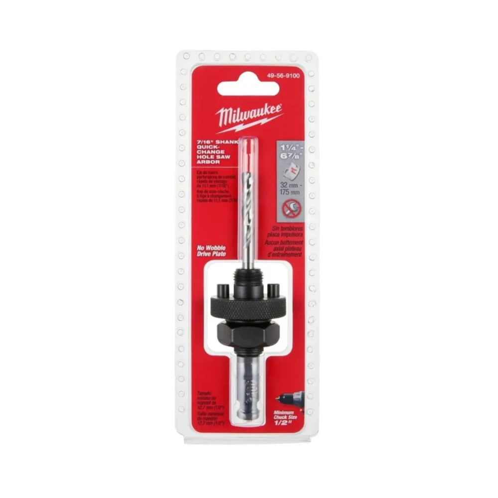 Vastago guia de intercambio rapido con sanco de 7/16" Milwaukee 49-56-9100