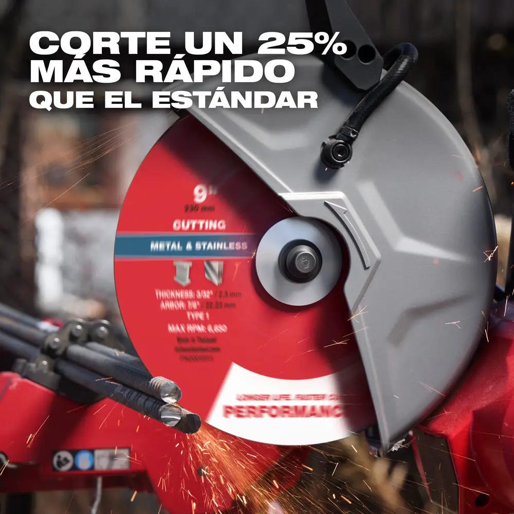 Disco de corte para metal Performance+ 4-1/2" x .045" x 7/8" – Tipo 1 Milwaukee 49-94-0103