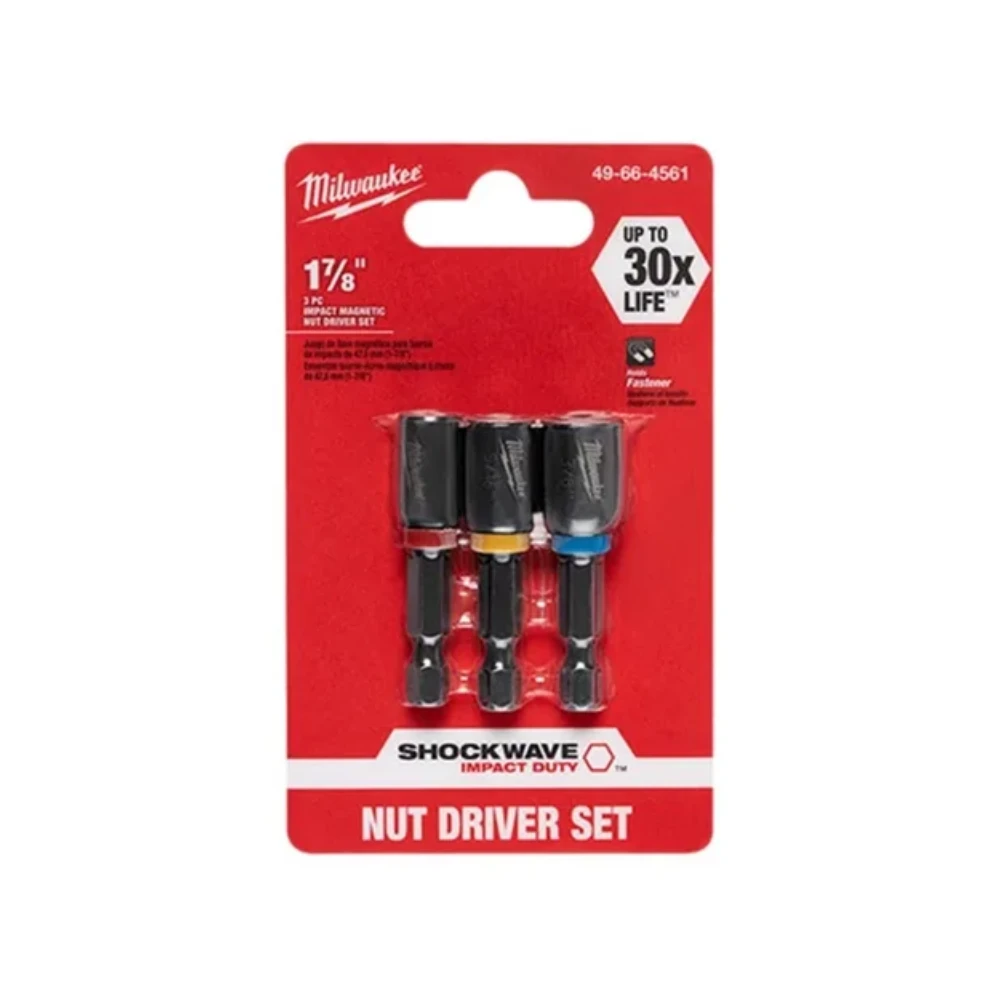 Adaptadores Impacto Magnético Shockwave 3 Pzs Milwaukee 49664561