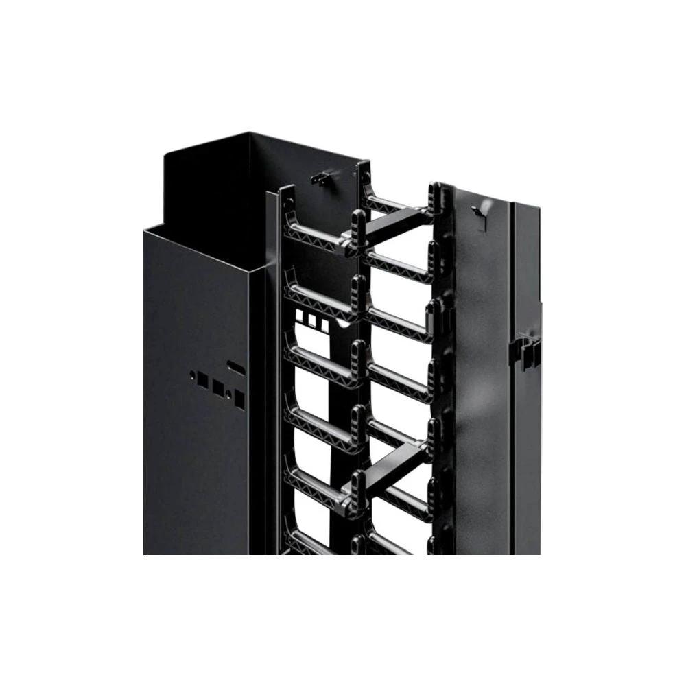 Conducto vertical negro para cables IT Rittal 5302052 vista del producto