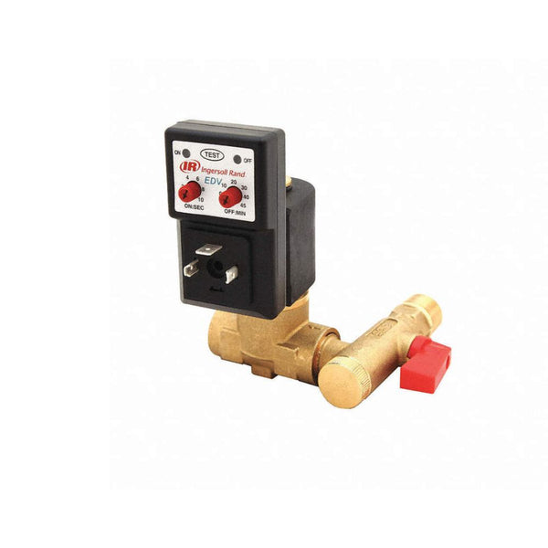 Válvula de drenaje 115 voltios 1/2" 1/4" salida Ingersoll Rand 54410931