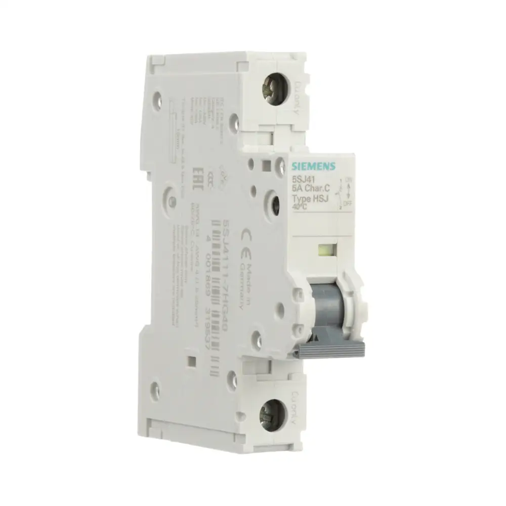 Disyuntor magnetotérmico Siemens modelo 5SJ4111-7HG40