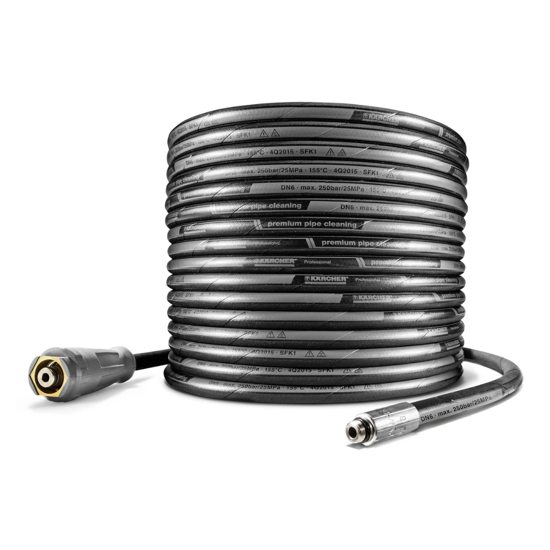 Tubería flexible para limpieza de tubos negra Karcher DN