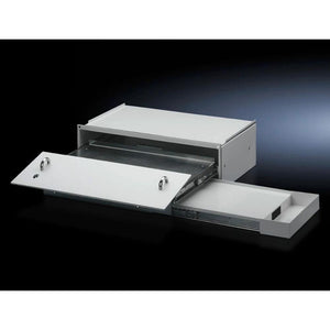 Cajón para teclado y ratón con soporte para alfombrilla CP Rittal 6003.000